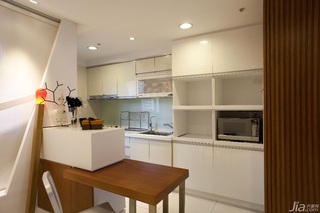 简约风格小户型经济型50平米厨房吧台橱柜台湾家居
