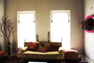 简约风格三居室简洁富裕型客厅沙发背景墙海外家居