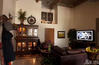 欧式风格公寓富裕型130平米客厅沙发海外家居