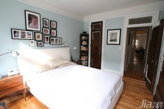 欧式风格二居室富裕型卧室照片墙床海外家居