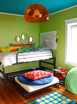 混搭风格公寓经济型130平米卧室床海外家居