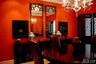 新古典风格复式古典富裕型140平米以上餐厅餐桌海外家居