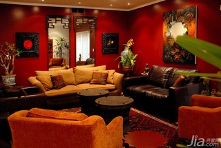 新古典风格复式古典富裕型140平米以上客厅沙发海外家居