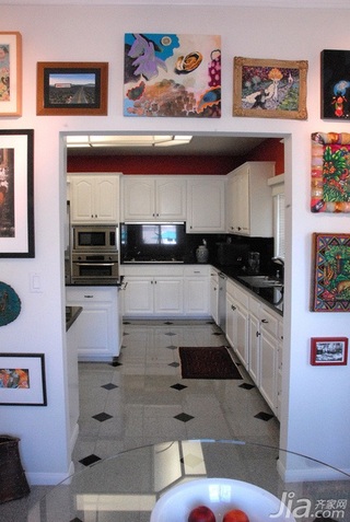 新古典风格复式富裕型140平米以上厨房橱柜海外家居