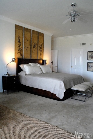 新古典风格复式富裕型140平米以上卧室床海外家居