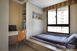 简约风格公寓富裕型卧室地台床台湾家居