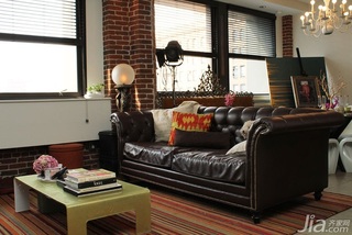 欧式风格公寓富裕型120平米客厅沙发海外家居