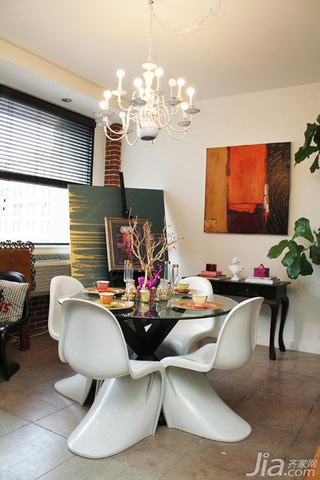 欧式风格公寓富裕型120平米餐厅餐桌海外家居