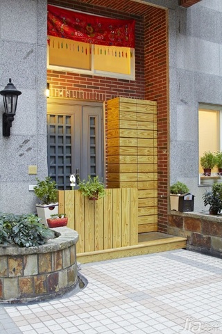 简约风格公寓经济型50平米庭院台湾家居