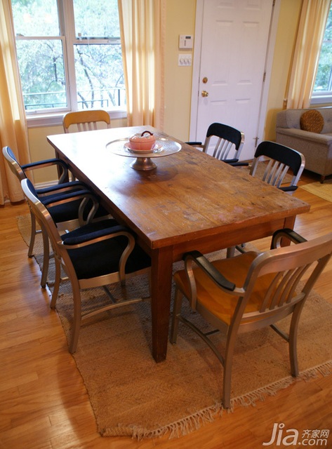 公寓装修,120平米装修,经济型装修,海外家居,欧式风格,餐厅,餐桌