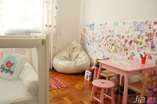 简约风格二居室经济型90平米儿童房床海外家居