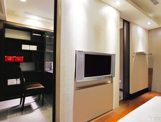 混搭风格公寓富裕型120平米卧室台湾家居