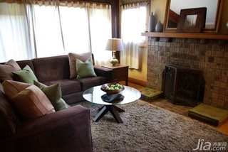 三居室简洁富裕型客厅背景墙沙发效果图
