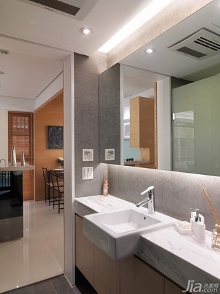 简约风格公寓富裕型90平米洗手台台湾家居