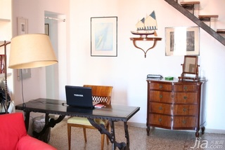 新古典风格复式经济型130平米楼梯书桌海外家居