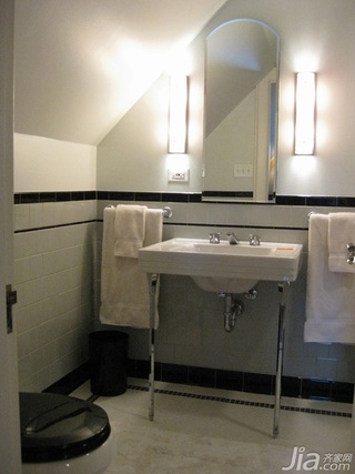 欧式风格别墅富裕型130平米卫生间洗手台海外家居