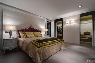 欧式风格别墅豪华型140平米以上卧室床台湾家居