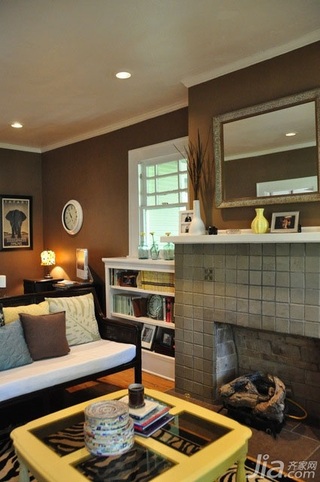 简约风格三居室简洁富裕型客厅背景墙沙发海外家居