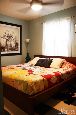 简约风格三居室简洁富裕型卧室卧室背景墙床海外家居