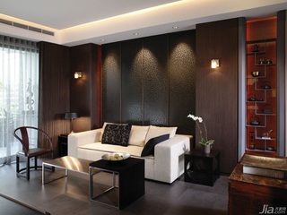 中式风格别墅富裕型140平米以上客厅沙发背景墙沙发台湾家居