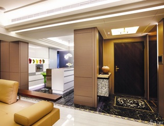中式风格公寓富裕型140平米以上玄关玄关柜台湾家居