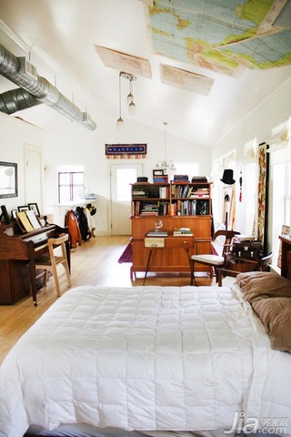 简约风格小户型简洁3万-5万卧室床海外家居