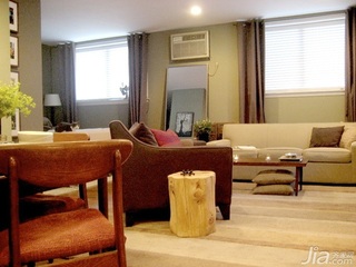 简约风格二居室经济型80平米客厅沙发海外家居