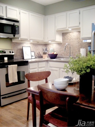 简约风格二居室经济型80平米厨房橱柜海外家居