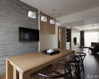 简约风格公寓富裕型140平米以上餐厅餐厅背景墙餐桌台湾家居