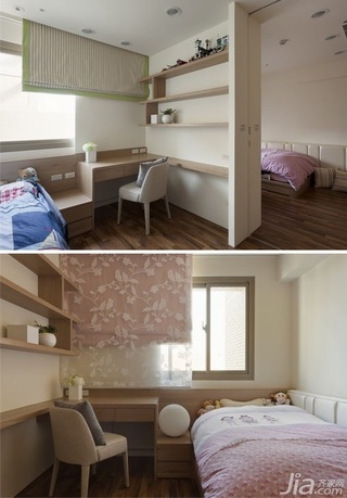 简约风格公寓富裕型140平米以上儿童房儿童床台湾家居