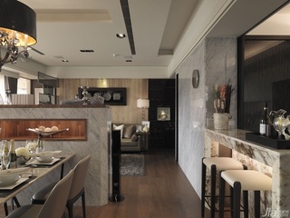 简约风格公寓富裕型140平米以上餐厅吧台吧台椅台湾家居