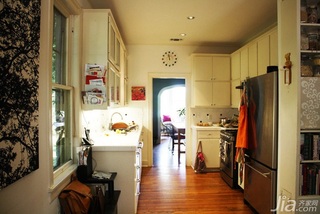 简约风格四房以上简洁白色富裕型厨房橱柜海外家居