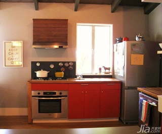 简约风格二居室经济型120平米厨房橱柜海外家居