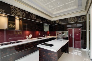 欧式风格公寓豪华型140平米以上厨房橱柜台湾家居