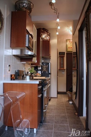 田园风格公寓经济型110平米厨房橱柜海外家居