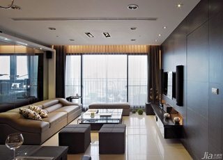 简约风格公寓富裕型110平米客厅吊顶沙发台湾家居
