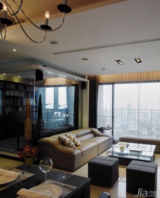 简约风格公寓富裕型110平米客厅沙发台湾家居