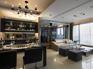 简约风格公寓富裕型110平米客厅沙发台湾家居