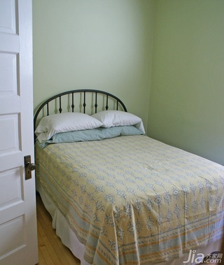 欧式风格别墅绿色富裕型130平米卧室床海外家居