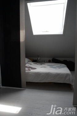 简约风格复式舒适经济型60平米卧室床海外家居