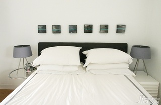 简约风格三居室舒适120平米卧室床海外家居