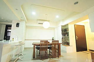 简约风格公寓富裕型130平米餐厅吊顶餐桌台湾家居