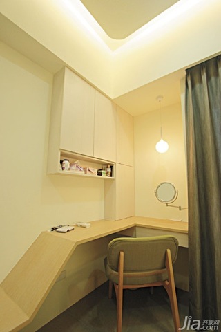 简约风格公寓富裕型130平米卧室书桌台湾家居