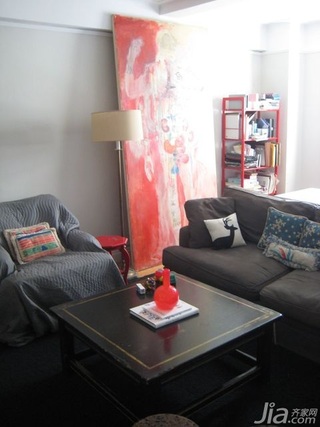 混搭风格三居室经济型80平米客厅沙发海外家居