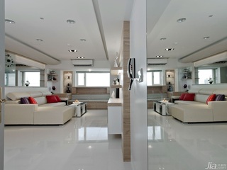 简约风格二居室富裕型90平米客厅吊顶沙发台湾家居