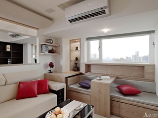 简约风格二居室富裕型90平米客厅台湾家居