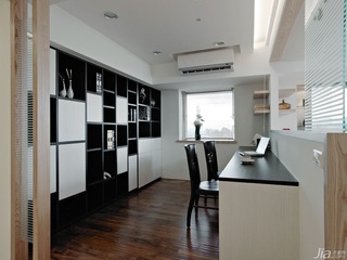简约风格二居室富裕型90平米工作区书桌台湾家居
