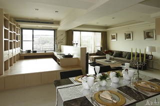 中式风格公寓富裕型130平米客厅吊顶沙发台湾家居