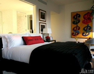 欧式风格公寓富裕型卧室床效果图