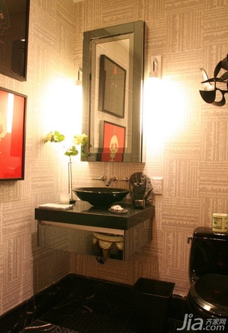 欧式风格公寓富裕型洗手台图片